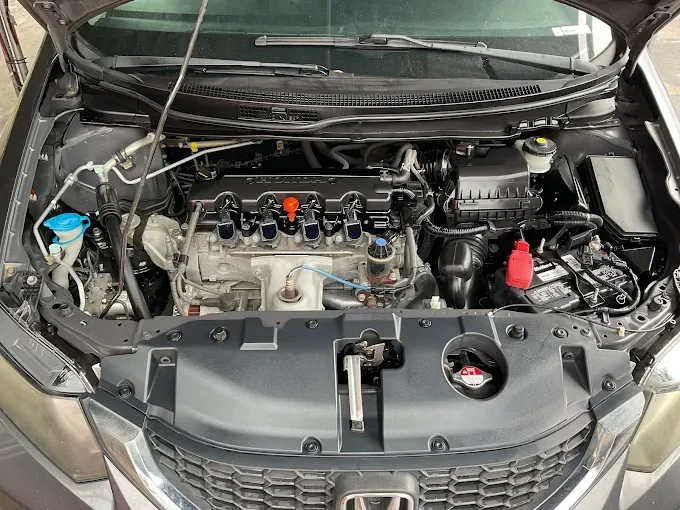 Honda engine bay detailed at AJS Auto Spa